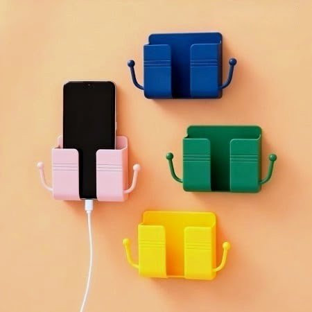 5 pcs Universal Wall Mount Charger Phone Holder Stand